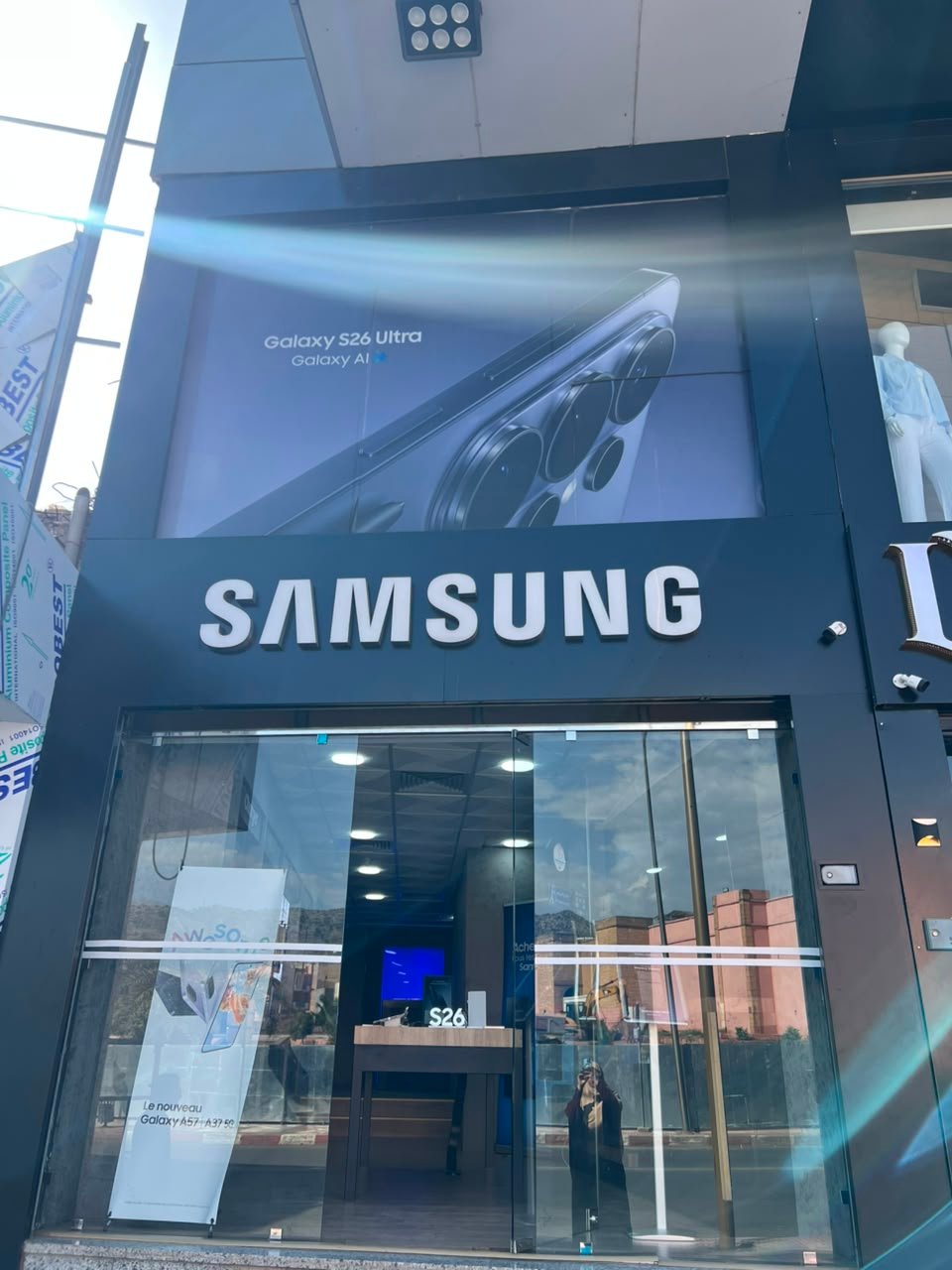 Façade Samsung Brandshop Béni Mellal